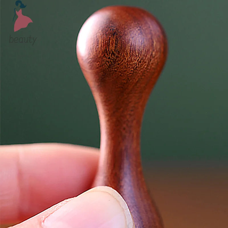 Knucklebone Finger Limit EDC Knucklebone Sandalwood Fingertip Top Baole Bead Begleri Toy Anti Stress Autism ADHD Finger Exercise
