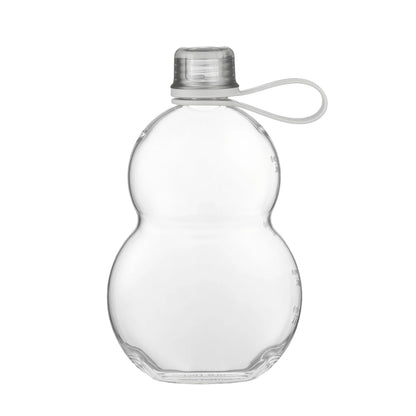 1PC 460ml Retro Gourd Shaped Sports Water Bottle Leak Proof Tritan Plastic Cup for Gym Outdoor Travel Cycling And Daily Use