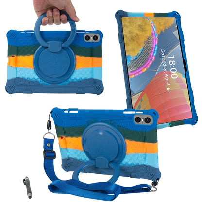 360 Rotating Case For Teclast T60 12" P50 T50 Pro 11" M50 Pro 10.1" Soft Silicone Stand Cover With Handle Grip Shoulder Strap