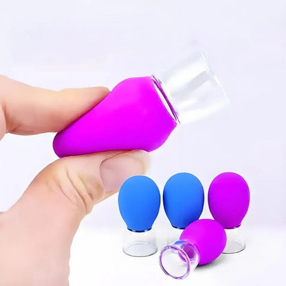 NEW Silicone Vacuum Cupping Jar Cellulite Massage For Face Acupuncture Hijama Suction Vacuum Tank Slimming Body Care Beauty Tool