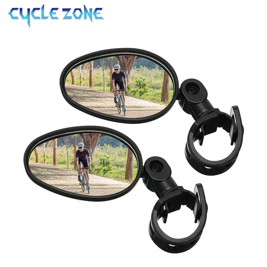 1/2PCS Bicycle Rearview Mirror 360 Degree Adjustable Rotatable Universal Cycling Handlebar Rear View Mirrors for MTB Road Bike