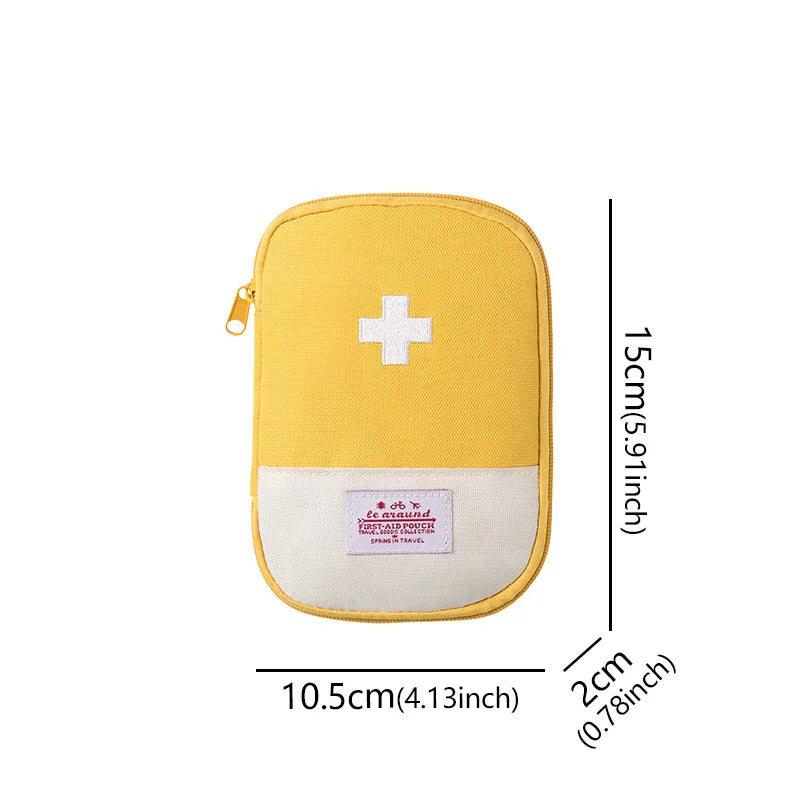 Travel Medicine Bag Pill Storage Pouch Outdoor Essentials Emergency Medicine Storage Bag Home Easy Carrying Medical Storage Bag
