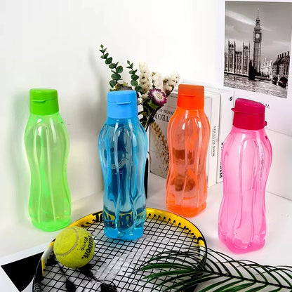 PP Sports Water Bottle Large Capacity Leak Proof Flip Top Drink Bottle with Handle Strap Outdoor Gym Water Drinking Bottle