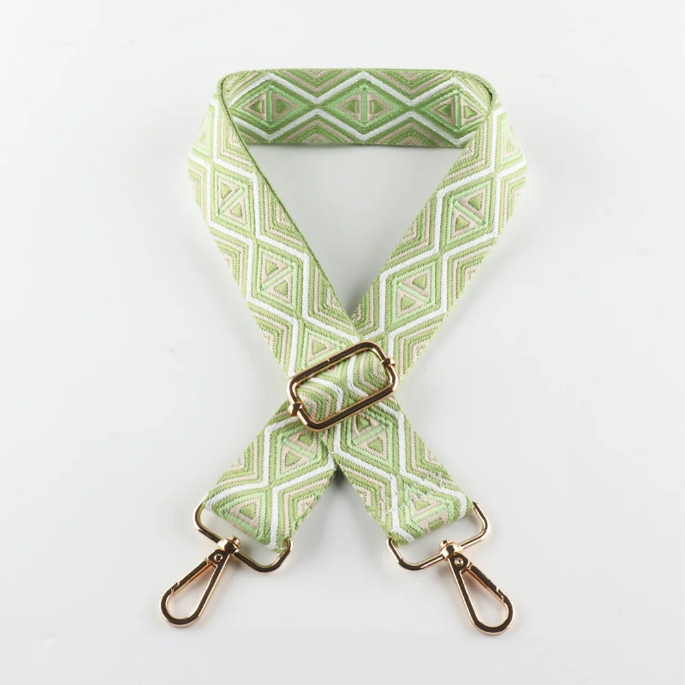 Nylon Shoulder Strap Diy Exquisite Embroidery Universal Fashionable Durable Precision Woven Diagonal Shoulder Strap 3.8CM