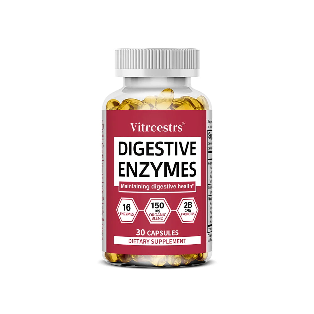 Digestive Enzyme Supplement Capsules – Promote Digestive Health, Support Gut Health, Suitable for Both Men and Women
