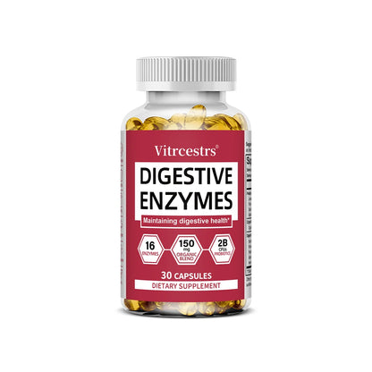 Digestive Enzyme Supplement Capsules – Promote Digestive Health, Support Gut Health, Suitable for Both Men and Women