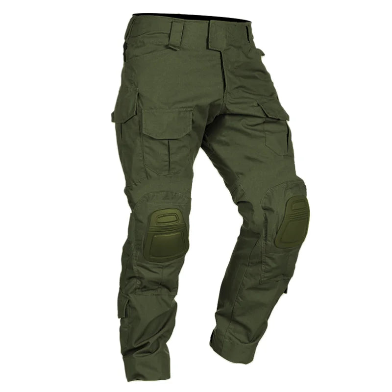 Multicam Pants +Knee Pads Men Tactical Combat Cargo Camo Trousers Trainning Hunting Clothes Quick Dry Breathable Sport Pants