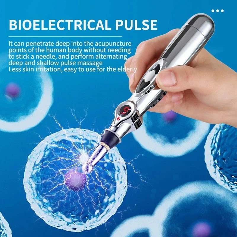 Meridian Pen Electronic Energy Circulation Massage Pen Energy Pulse Pen Meridian Pen Soothing And Relaxing Household Artifact