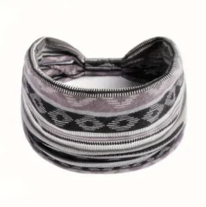 Boho Headbands for Women Knotted Wide Headwrap Turban Yoga Workout Head Bands Stretch Hiarbands Cotton Bandana Hair Accessories