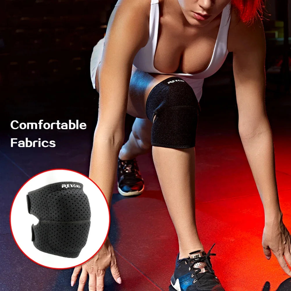 1/2Pcs Breathable Kneepads, Thicken Knee Sleeves Brace Protector Pad Support Crash-proof Anti-slip Knee Pads Brace Wrap Tape