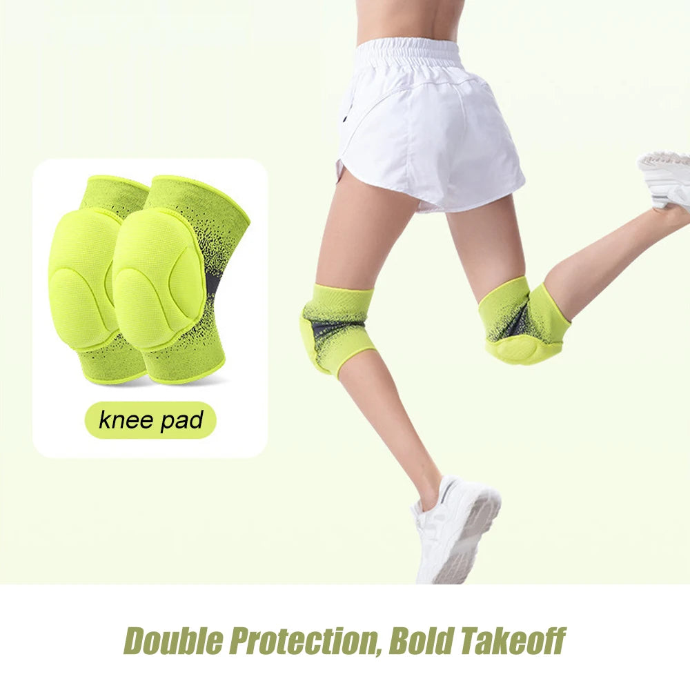 Heavy Duty Knee Pads with Thick Sponge Padding - Impact Protection for Volleyball, Basketball, Wrestling, Construction & Work
