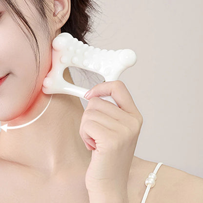 2024 New Facial Maintenance Gua Sha Massage Board Resinous Static Free Portable Full Body Scraping Plate for Women Adults
