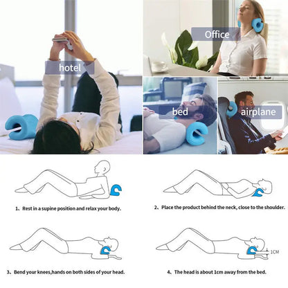 Cervical Spine Stretch Gravity Muscle Relaxation Cervical Muscle Traction Neck Stretcher Shoulder Massager Spine Correction Tool