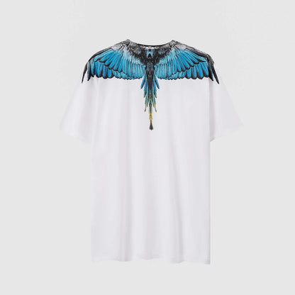 Men Women MB Brand Wings Print Marcelo Burlon Top Quality Short Sleeve T-Shirts Quick-Drying T-Shirt Sports Casual Y2K Street