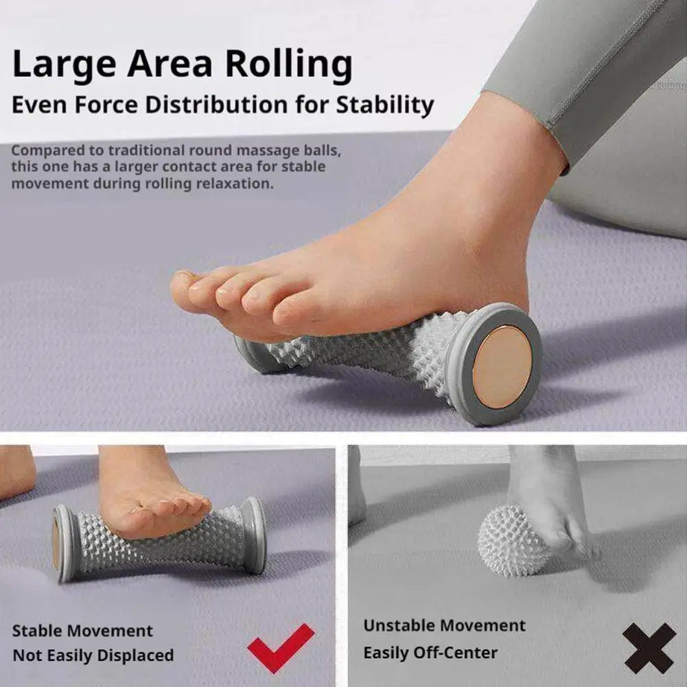 Mini Foot Massager Massage Roller Yoga Massage Ball Plantar Fascia Roller Muscle Relaxation Care Plastic Manual Foot Massager