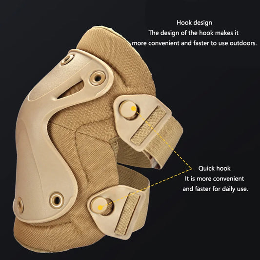 Tactical Knee Pads Outdoor Men's Version Kneeling Crawling Training Equipment Cycling Protective Gear