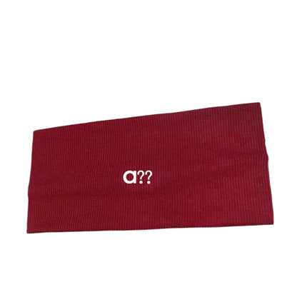 2026 Embroidery Knit Headband Men Women Sports Sweatband Yoga Turban Anti-Slip Elastic Hair Wrap Casual Streetwear Vest
