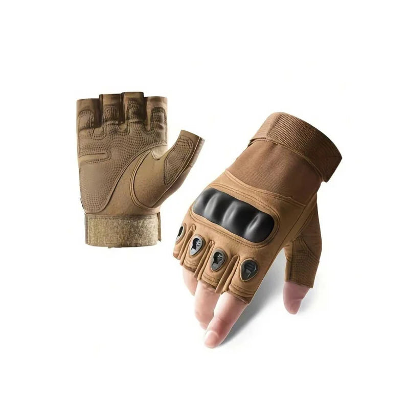 1Pari Half Finger Men Gloves Outdoor Military Tactical Gloves Sports Shooting Hunting Airsoft Motorcycle Cycling Gloves