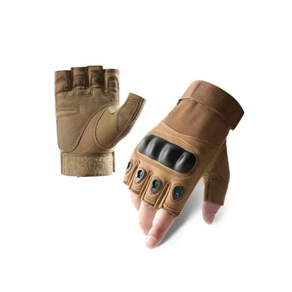 1Pari Half Finger Men Gloves Outdoor Military Tactical Gloves Sports Shooting Hunting Airsoft Motorcycle Cycling Gloves