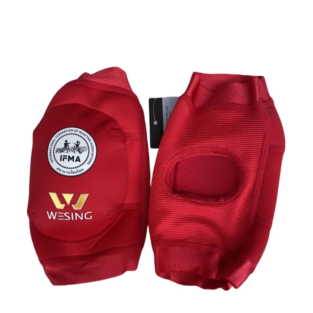 Wesing IFMA MMA Kickboxing Taekwondo Muay Thai Elbow Support Pads Sanda Arm Pad Protector Training Protective Gear DEO