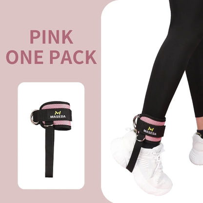 1Pcs Fitness Ankle Straps for Cable Machines Padded Ankle Cuffs for Leg Exercise WorkoutsFully Adjustable and Breathable Ankle