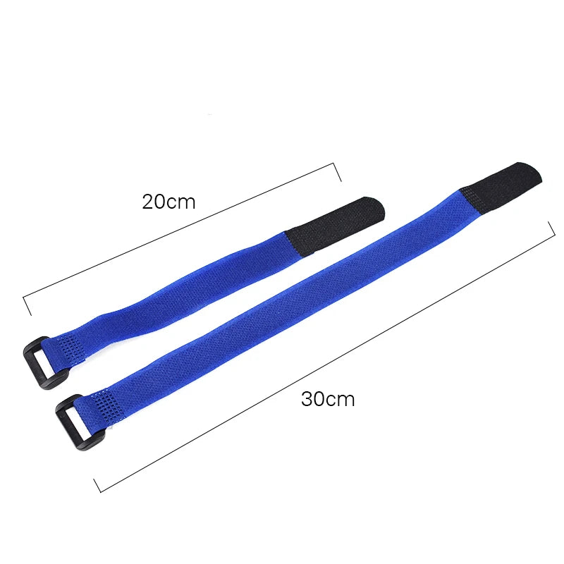 5PCS Bike Handlebar Straps Universal Nylon Tie Bands for Flashlight Gear Accessories Sticky Fastening Strap