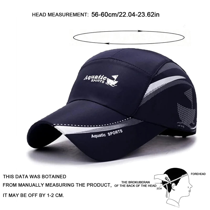 Unisex Aquatic Sport Boat Embroidery Baseball Caps Spring Autumn Outdoor Adjustable Casual Hats Sunscreen Hat Sports Cap