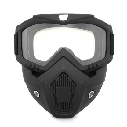 Cycling Dustproof Adjustable Motorcycle Goggles Breathable Full Face Protective Sunglasses Riding Outdoor Sport Windproof Mask