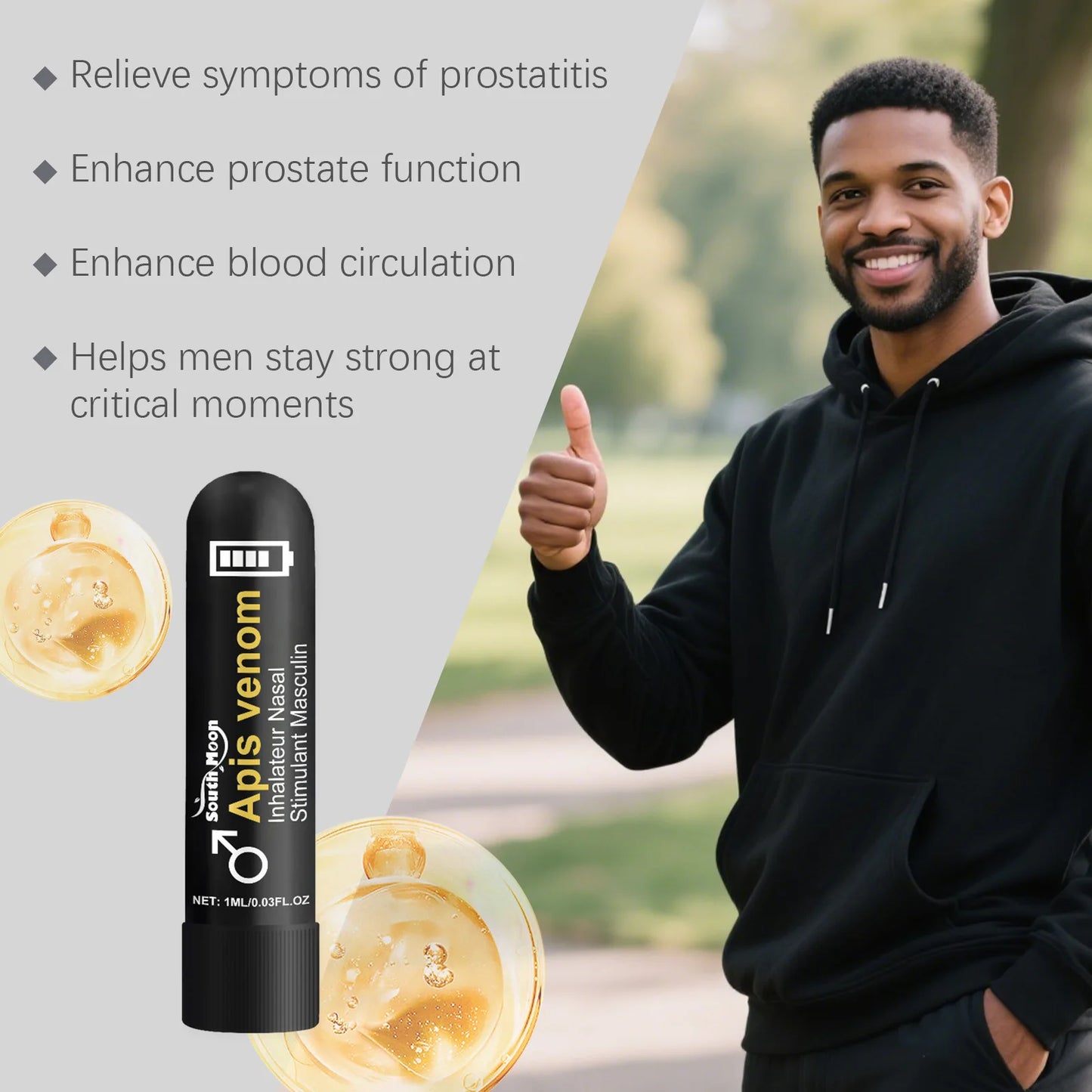 Gentle Care Men's Nursing Nasal Sniffing Stick  Daily Nutrition Body Comfortable Inhalation Nasal Sniffing Stick 2026 New