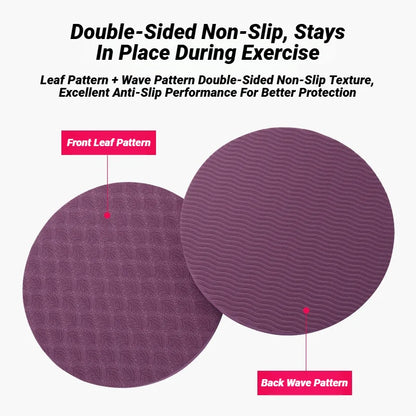 Yoga Knee Guard 2Pcs, Foam Pilates Support Round Pads Anti Slip Fitness For Knees, Elbows, Wrists 2 Pack Exercise Cushion
