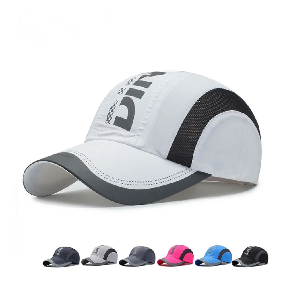 Summer Essential Quick-Dry Breathable Mesh Sun Hat UV Protection Unisex Youth Fashion Outdoor Sports Cap