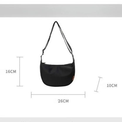 New Fashion Crossbody Bag Simple Wide Shoulder Strap Design Single Shoulder Bag Original Style Commuting Dumpling Women Bag