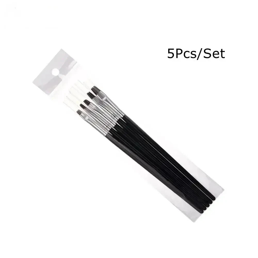 5x dental resin brush pens porcelain teeth shaping nylon dentistry adhesive composite cement tools nail art acrylic DIY painting