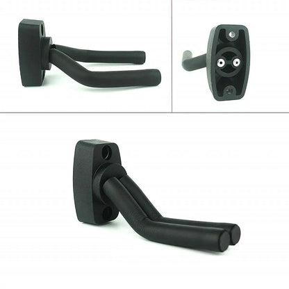 Miwayer Wall Mount Guitar Hook – 1/2/5/10pcs, Metal Core + ABS, Anti-Scratch EVA Padding, Fits Most String Instruments