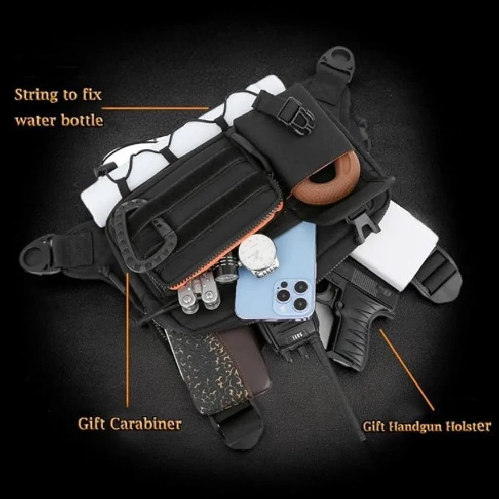 Outdoor Tactical Vest Multi-Functional Sports Vest Backpack Men's Tactical Chest Bag for Hunting Camping Traveling wholesales