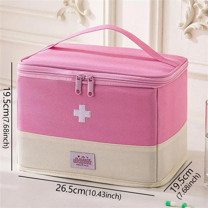 Travel Medicine Bag Pill Storage Pouch Outdoor Essentials Emergency Medicine Storage Bag Home Easy Carrying Medical Storage Bag