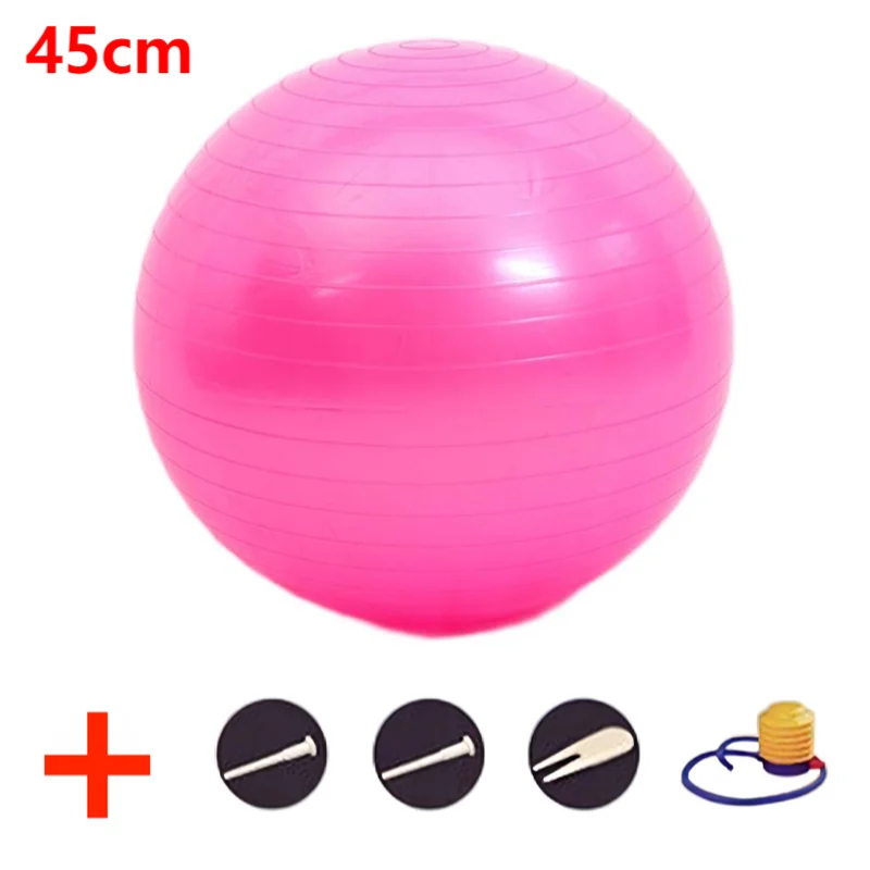 45-95CM Anti-Burst Yoga Ball Thickened Exercise Ball for Pilates Balance Stability Workout Pregnancy Birthing Physical Therapy