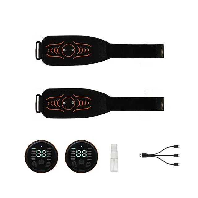 Muscle Toner Waist Abdominal Toning Belt Abs Trainer Muscle Training Workout Home Gym Fitness Equipment