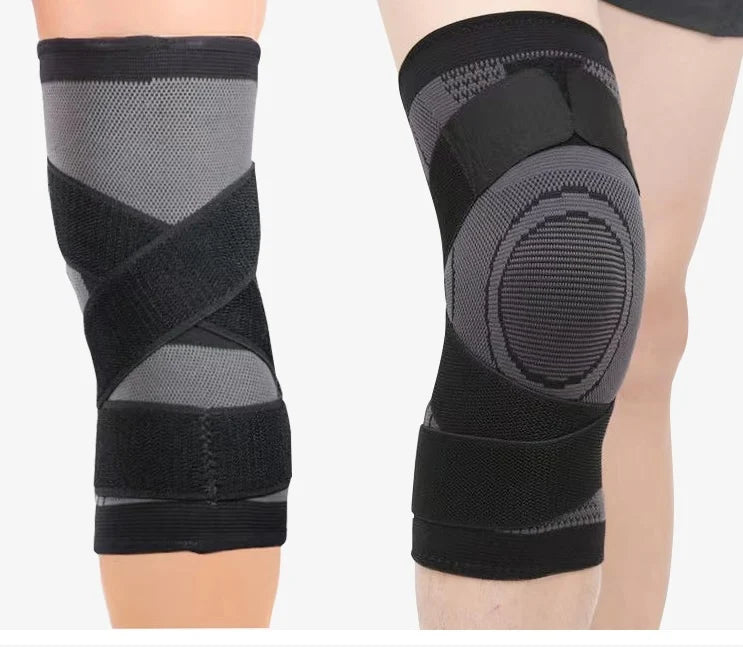 1pc Adjustable Knee Pads with Straps Compression Knee Brace Sport Support Knee Sleeves Knee Support for Men Women Running Gym