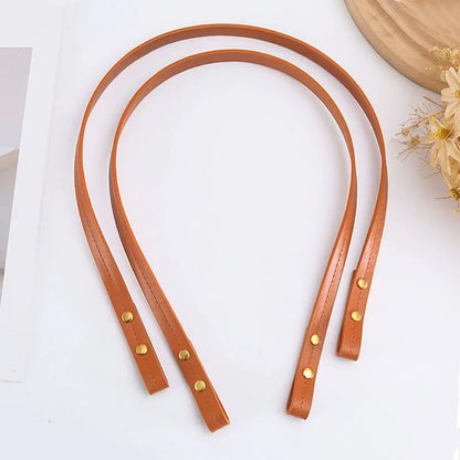 Handmade DIY Bag Straps Premium PU Leather Handles with Customizable Length Detachable Shoulder Strap Kits for Handbag Making