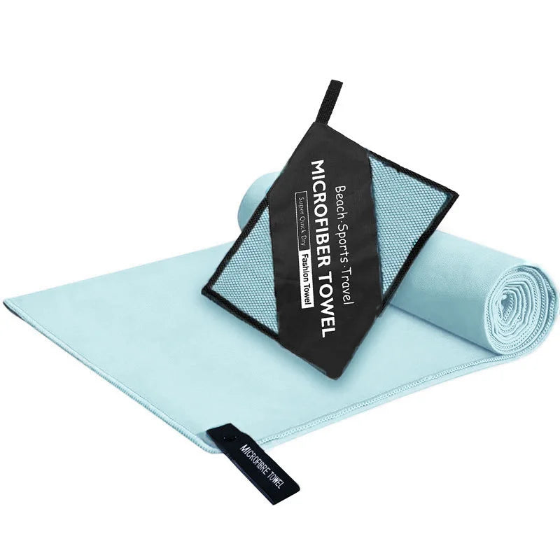 Microfiber Towel 6 Sizes  Quick Dry Super Absorbent High Quality Towel  Portable Bag  Gym Beach Yoga Camping Travel Sports Daily