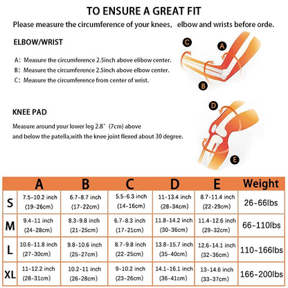 3-in-1 Protective Gear Set - Knee Pads, Elbow Pads & Wrist Guards for Skateboarding, Roller Skating, Cycling, Inline Skating