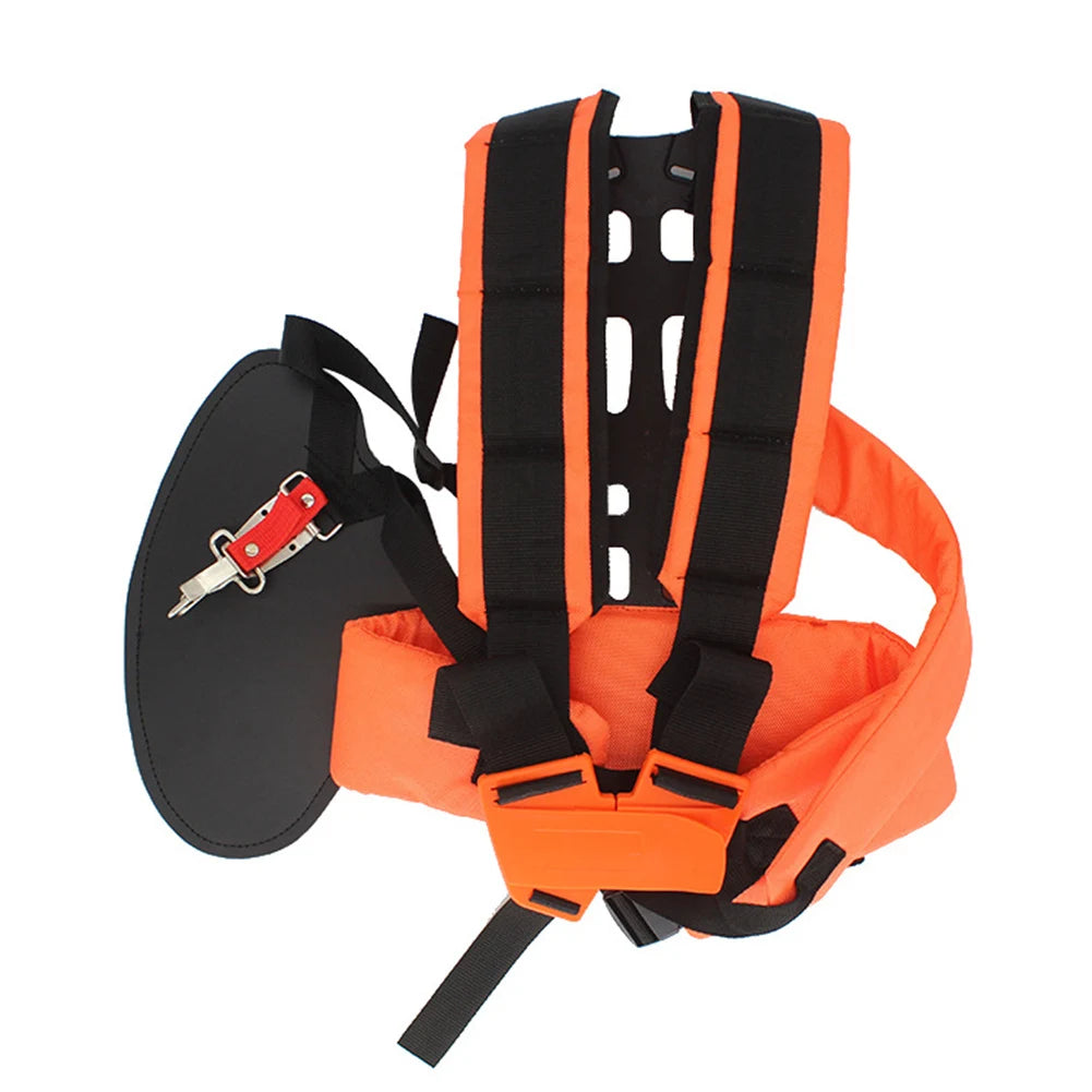 Mower Shoulder Strap Comfortable Padded Belt Double Shoulder Strap Labor Saving Increase Safety for Brush Cutter Trimmer