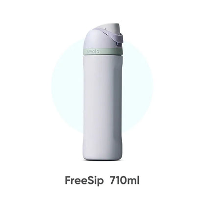 FreeSip 24oz Insulated Stainless Steel Water Bottle with Straw , BPA-Free Sports Water Bottle, Great for Travel, 710ml