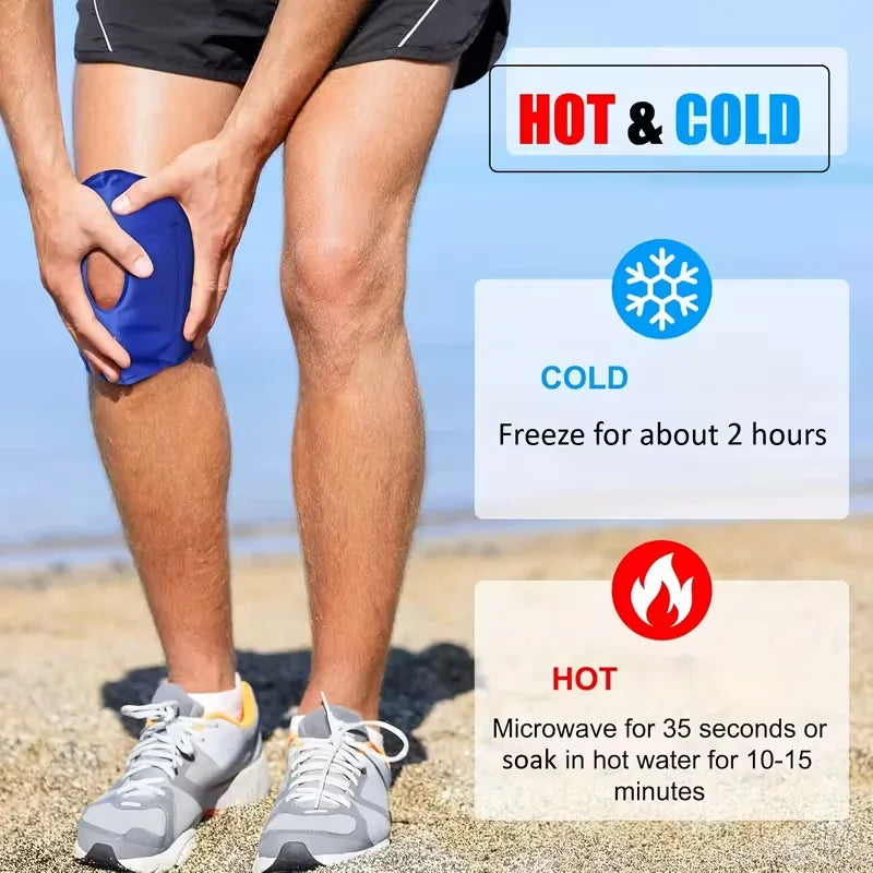 Cold and Hot Dual-Use Knee Pads, Reusable Ice Packs for Joint Care and Sports Protection