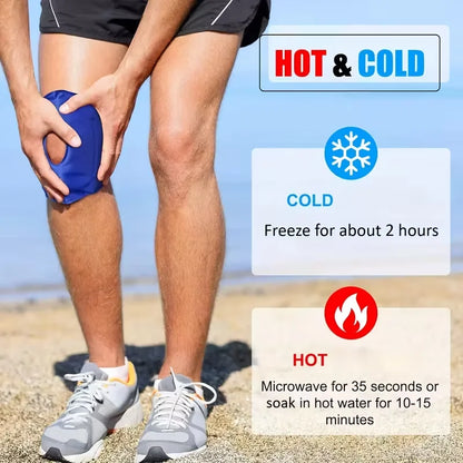 Cold and Hot Dual-Use Knee Pads, Reusable Ice Packs for Joint Care and Sports Protection