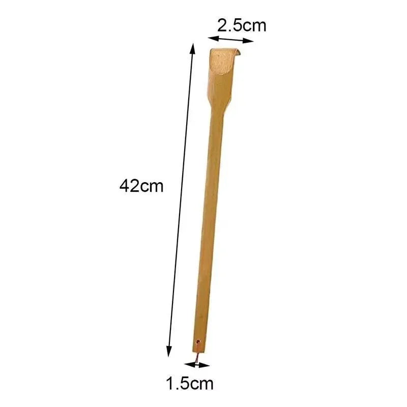 Natural Bamboo Back Scratcher – Soothe Itchy Skin and Unwind, Ideal for Older Adults