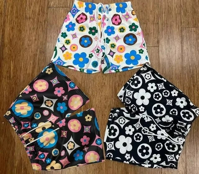 Hot-selling Fashionable Flower Pattern Men Casual Hip-hop Beach Shorts Breathable Fashion Trend Design Quick-drying Shorts