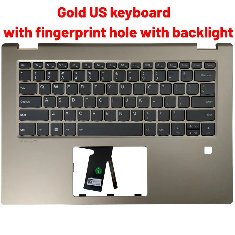 NEW For yoga 520-14 520-14IKB Flex 5-1470  Laptop LCD Back Cover/Palmrest/BOTTOM CASE