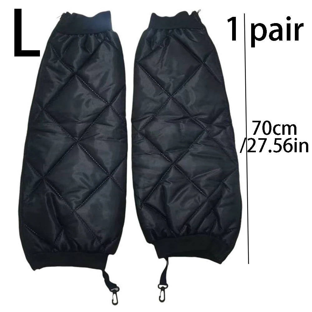 Warm, Waterproof Motorcycle Knee Pads & Leg Sleeves – Zippered Leg Warmers, Winter Thermal Knee Braces & Motorcycle Leg Guards